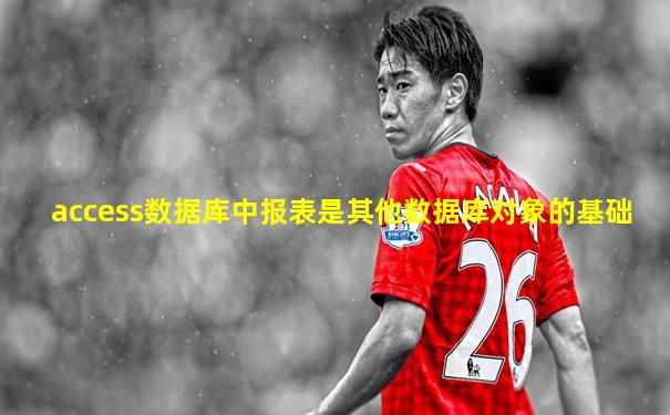 access数据库中报表是其他数据库对象的基础
