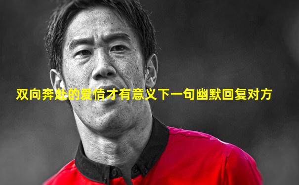 双向奔赴的爱情才有意义下一句幽默回复对方