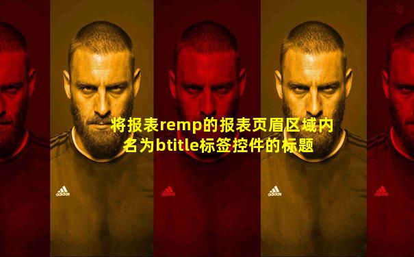 将报表remp的报表页眉区域内名为btitle标签控件的标题