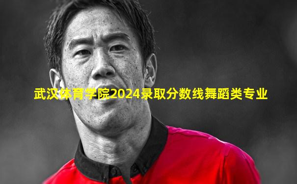 武汉体育学院2024录取分数线舞蹈类专业