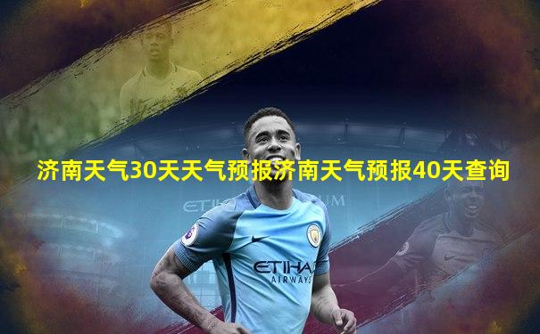 济南天气30天天气预报济南天气预报40天查询